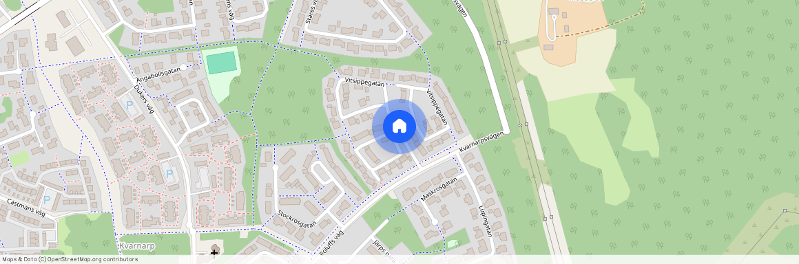 Vitsippegatan, Eksjö