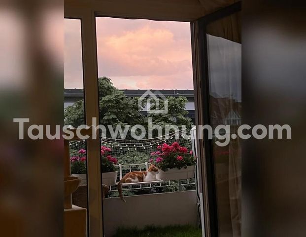 TAUSCHWOHNUNG Lichtdurchflutete Wohnung mit 2 Balkonen in Düsseldorf - Foto 1