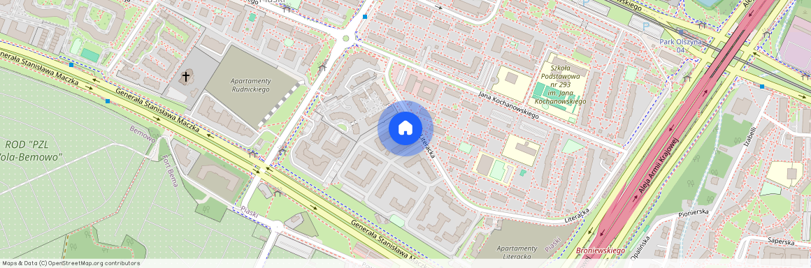 ul. Wacława Wojtyszki, Piaski, Bielany, Warszawa, mazowieckie