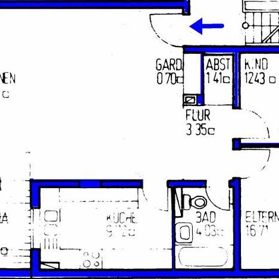 3 Zi. Wohnung mit Balkon am östlichen Stadtrand - Foto 1