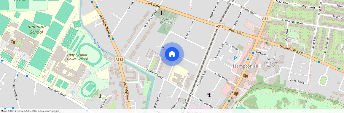 St. James's Avenue, Hampton Hill, Hampton, TW12