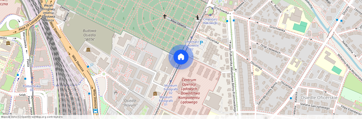 ul. Rakowicka, Przedmieście Warszawskie, Stare Miasto, Kraków, małopolskie