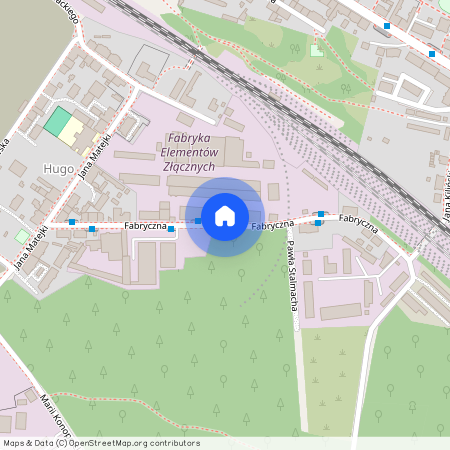 ul. Fabryczna, Centrum, Siemianowice Śląskie, śląskie