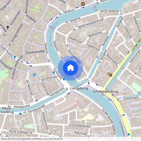 Burgwal, 2011 CG, Spaarne, Haarlem