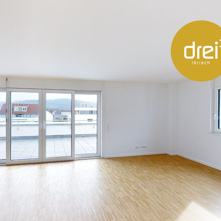 Ganz oben angekommen! Exklusive 3-Zimmer Penthousewohnung mit Dachterrasse und EBK - Photo 1
