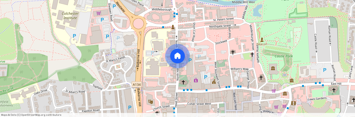 North Hill, Colchester, Essex, CO1 1DZ