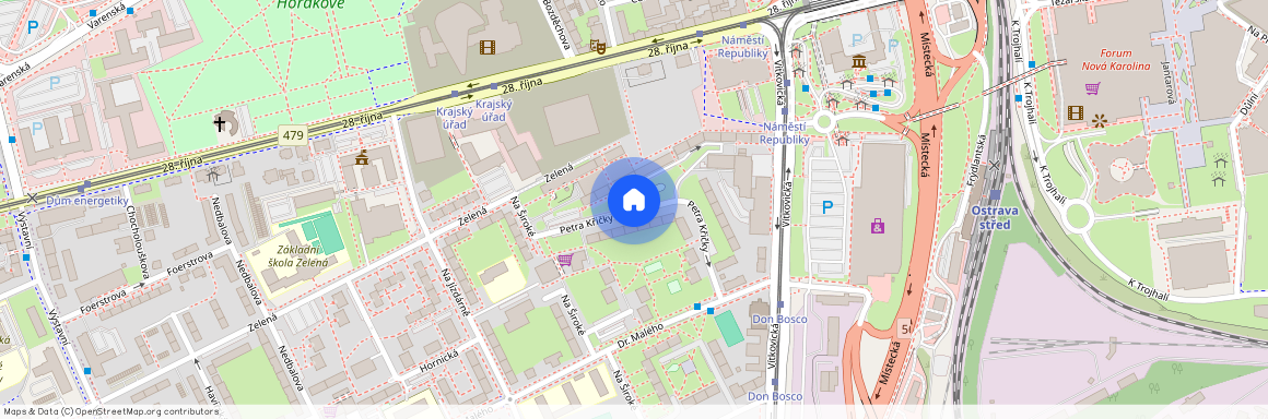 Petra Křičky, Ostrava