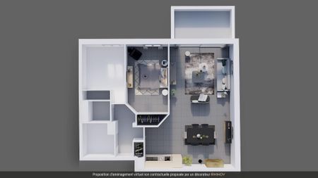 location Appartement T3 DE 73.11m² À TASSIN LA DEMI LUNE - Photo 2