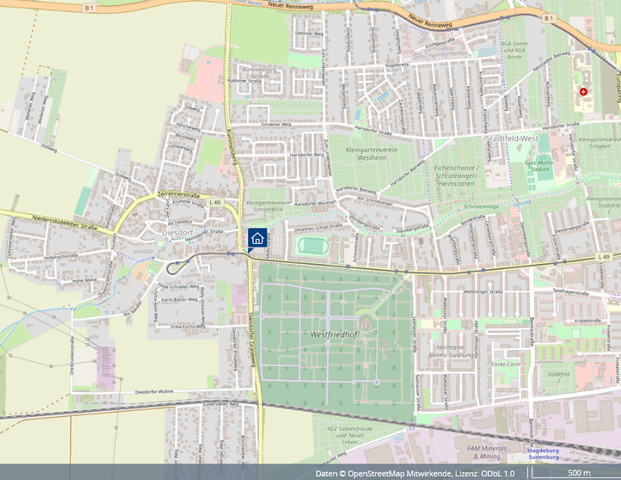 Helle 3-Raum-Wohnung in Stadtfeld West - Foto 1