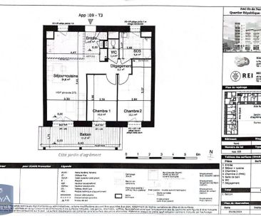Appartement à louer 3 pièces 62.1m² - Photo 1