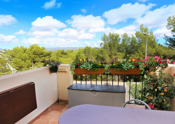 Bright apartment with panoramic views and pool in Santa Ponsa