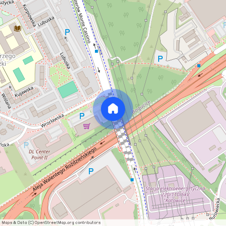 Bohaterów Monte Cassino, Zawodzie, M., Katowice