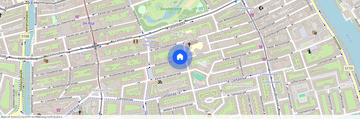 Nieuwe Pijp, 1073 GK, Rustenburgerstraat, Amsterdam