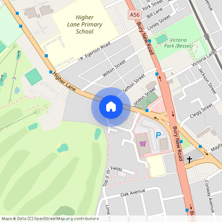 Higher Lane, Whitefield, Manchester, M45