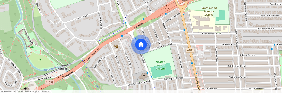 Heaton Road, Heaton, Newcastle upon Tyne, NE6