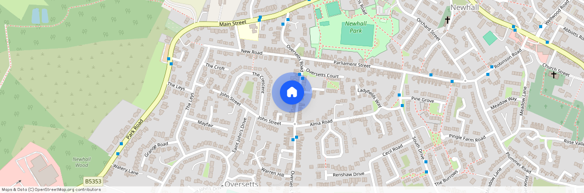 Oversetts Road, Newhall