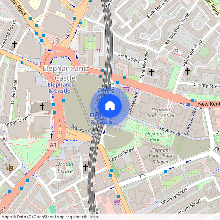 Elephant Rd, Elephant and Castle, London SE17 1LB, UK