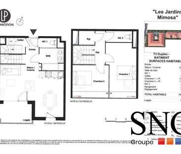 T3 DUPLEX AVEC LOGGIA ET PARKING - Photo 5