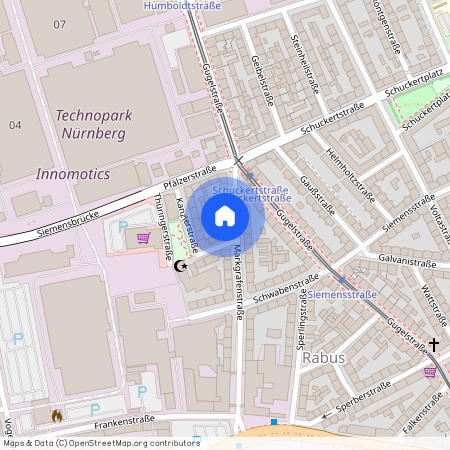 Markgrafenstraße 12 Nürnberg Steinbühl Bayern 90459