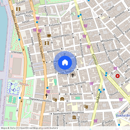 Βελισσάριου, 38, Θεσσαλονίκη Ελλάδα, 54640, Αγία Τριάδα (Φάληρο - Ιπποκράτειο)