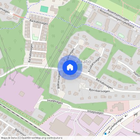 Backabovägen, Karlskrona