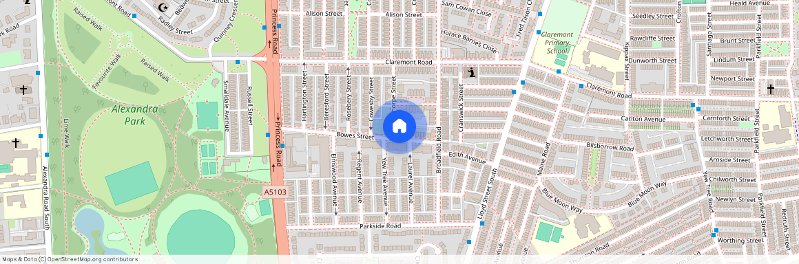 Route 1, Bowes Street, Manchester, M14