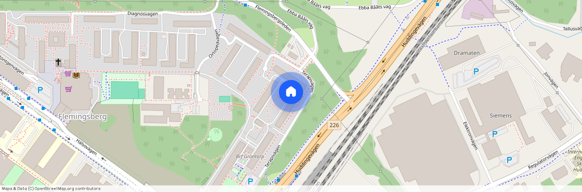 Terapivägen, Huddinge