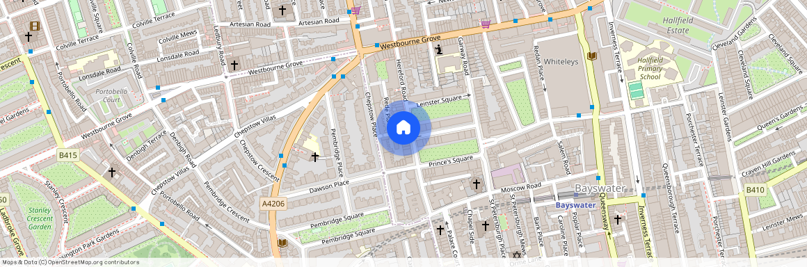 Leinster Square, Notting Hill, London