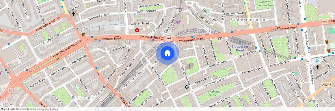 Collingham Place, Earls Court, London...