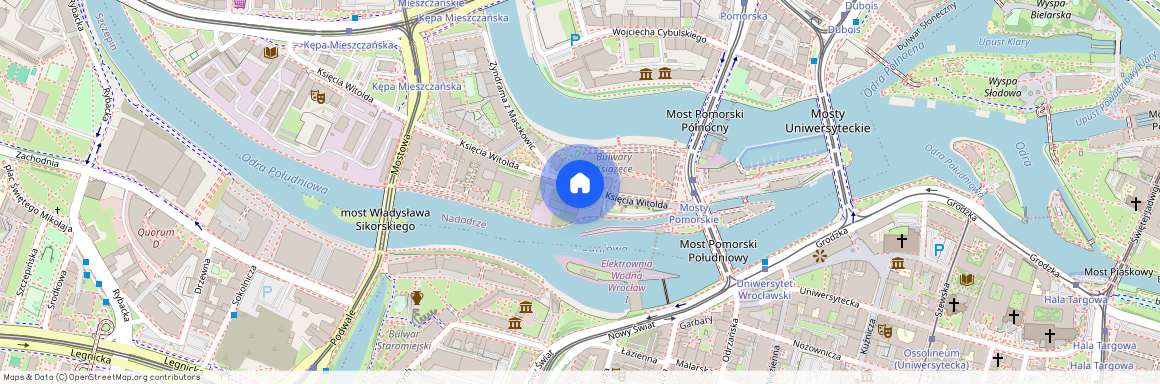 ul. Księcia Witolda, Nadodrze, Śródmieście, Wrocław, dolnośląskie