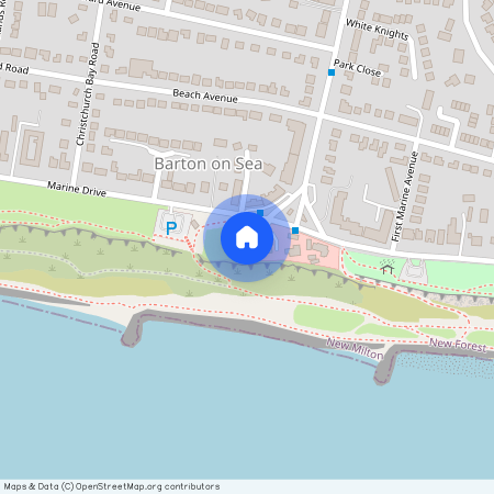 Cliff Terrace, Marine Drive, Barton on Sea, New Milton, BH25