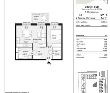 2-Zimmer Wohnung mit Balkon in 8020 Graz - Foto 4