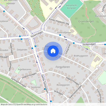 Tistelvägen, Enskededalen