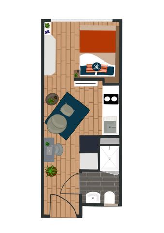 Studio to rent - Photo 4