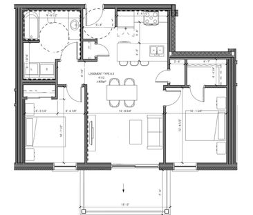 À louer / Appartement - Photo 3