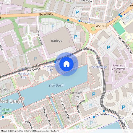 The Quay Loop Road Harbour City M50, Salford Quays