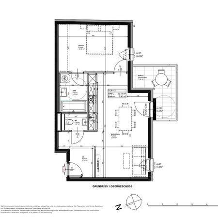 Hofseitige 2-Zimmer Wohnung mit Balkon in 1230 Wien zu mieten - Photo 4