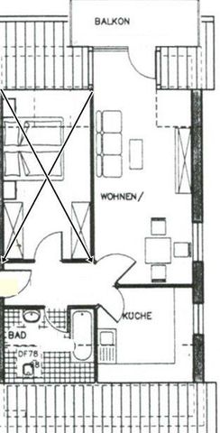 möbliertes WG-Zimmer 1.OG mit Balkon in Mannheim-Neckarau - Foto 4