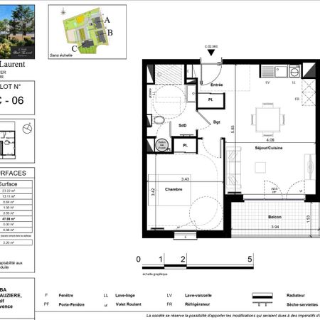 Location Appartement 2 pièces 47m² HARFLEUR 76700 - Photo 4