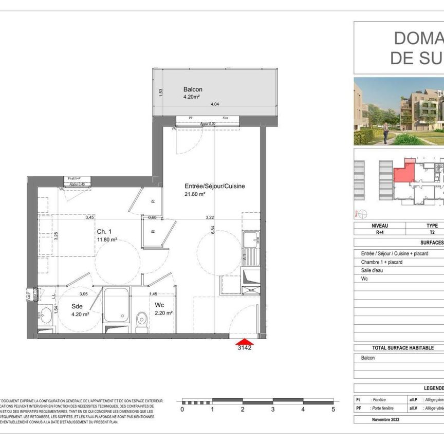 Location Appartement 2 pièces 40m² TOURS 37100 - Photo 2