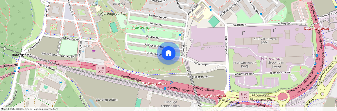 Lanforsvägen, Stockholm