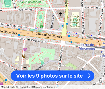 Cours de Vincennes, Paris - Photo 1