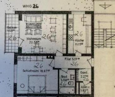 Charmante 2-Zimmer-Wohung zum Vermieten, Top Lage mit Fahrstuhl - Photo 1