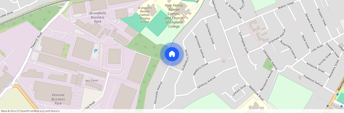 Honiton Gardens, Honiton Close, Heywood, Lancashire, OL10