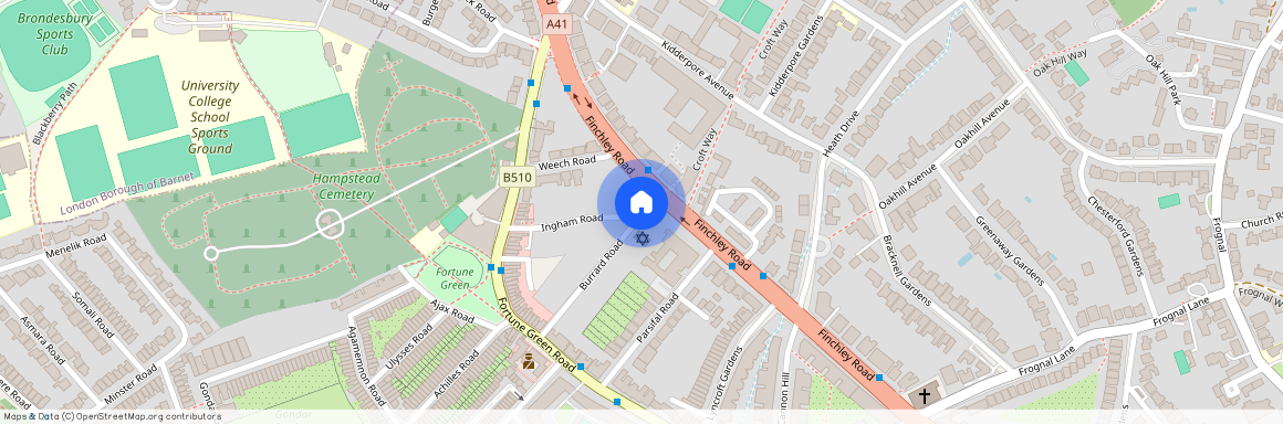 Finchley Rd, London NW3 7BG