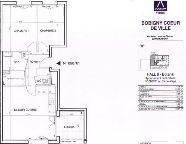 location Appartement T3 DE 60.5m² À BOBIGNY - Photo 1