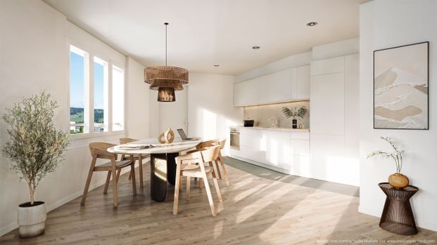 Modern 3.5-room apartment, ideally located in Bulle - Photo 1