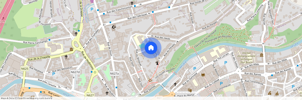 Rue des Jardins 19 1er droit, 4800 VERVIERS, België