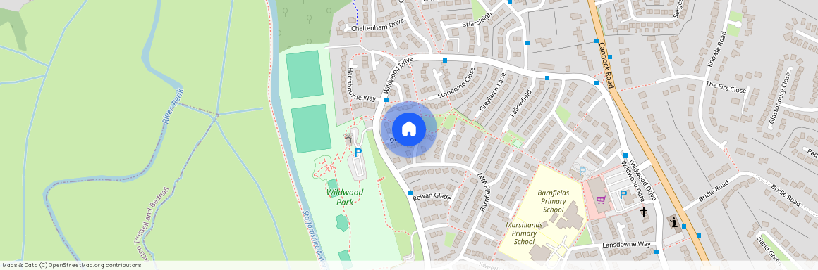 Deepdales, Wildwood, Stafford, Staffordshire, ST17 4NE