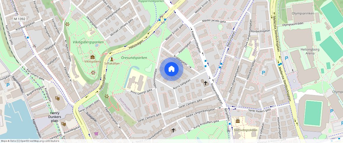 Slottshöjden, Helsingborg, Skåne, Norra Vallgatan 48